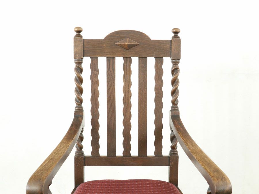 アンティーク家具 張替済アームチェア 80173