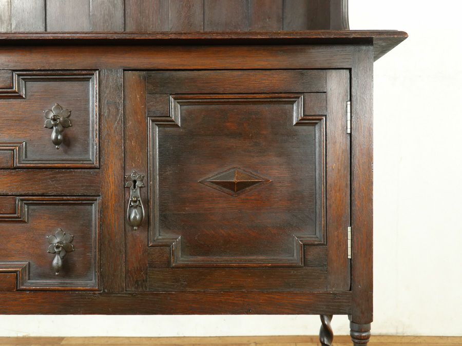 アンティーク家具 カップボード 80002