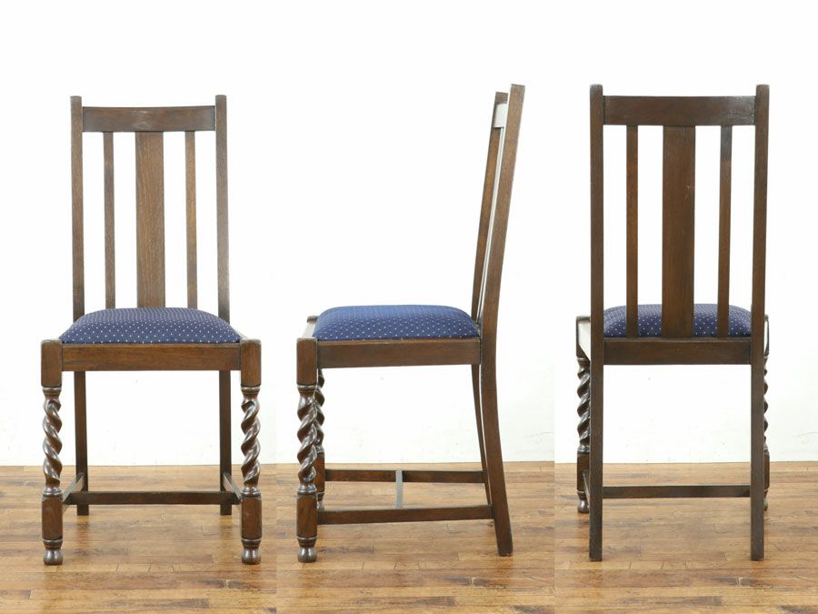 アンティーク家具 張替済チェア 80206