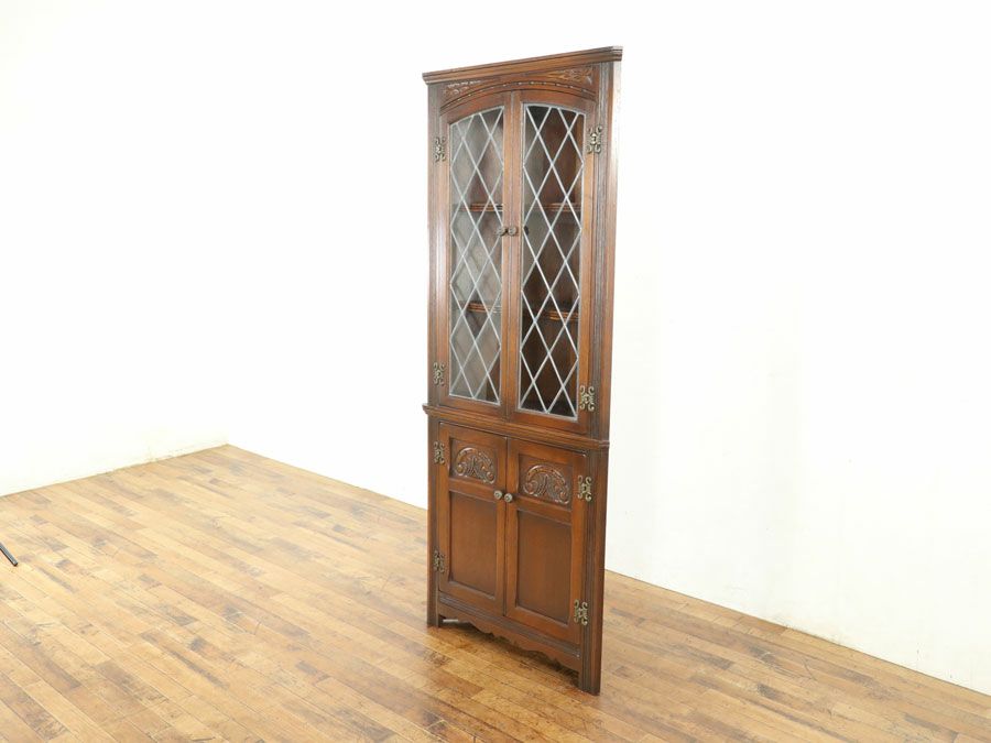 OldCharmコーナーキャビネット 80062