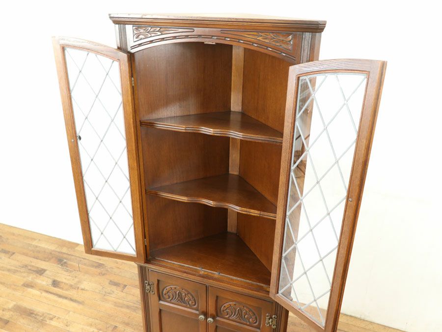 OldCharmコーナーキャビネット 80062