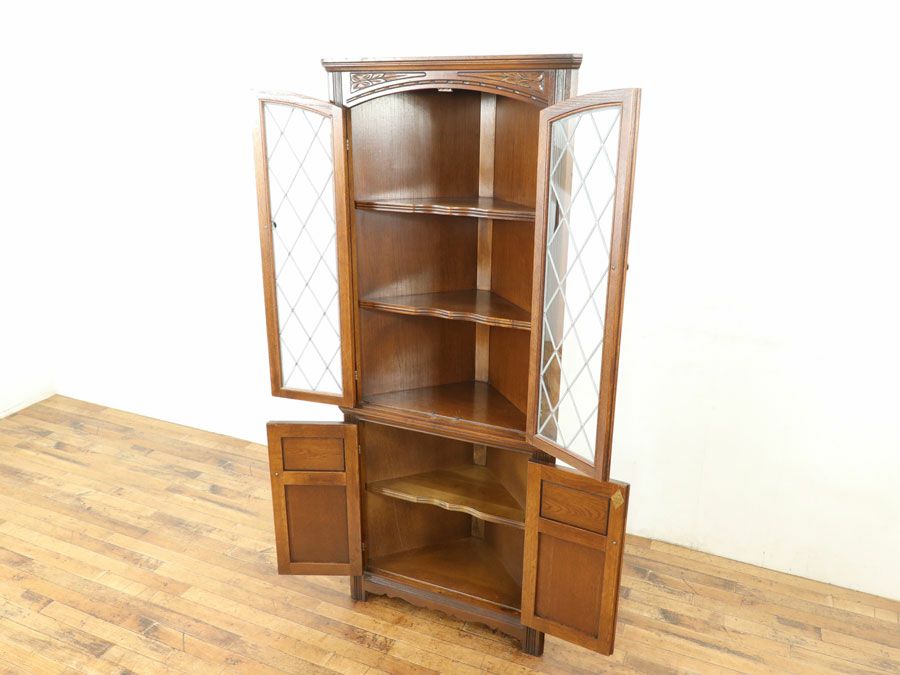 OldCharmコーナーキャビネット 80062