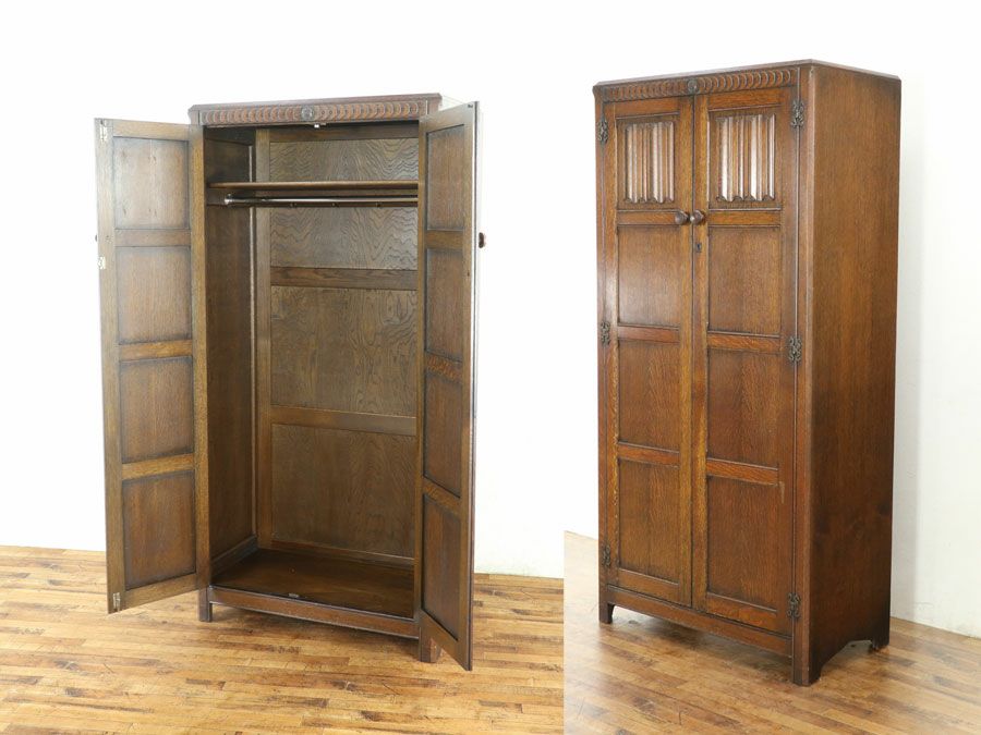 アンティークワードローブ 80030