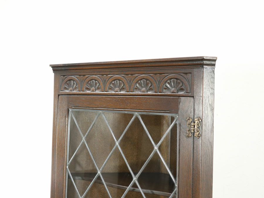 アンティーク家具 コーナーキャビネット 80166