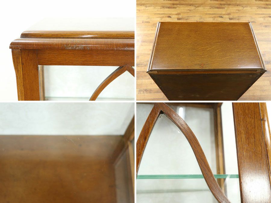 アンティーク クロス張替済ショーケース 80087