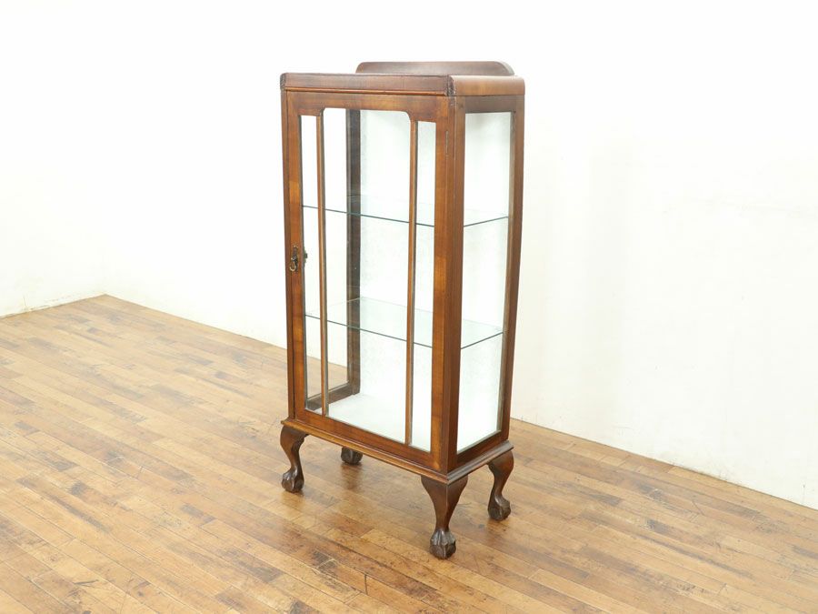 アンティーク クロス張替済ショーケース 80041