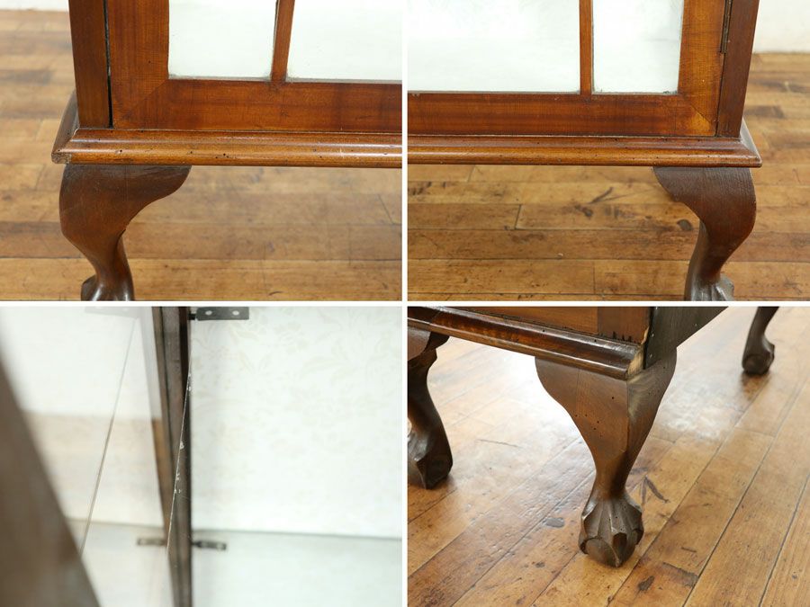 アンティーク クロス張替済ショーケース 80041