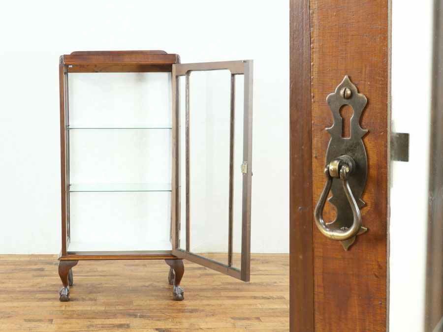 アンティーク クロス張替済ショーケース 80041