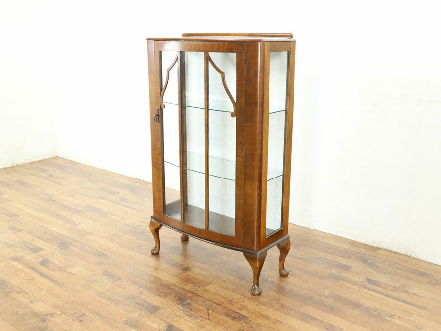 アンティーク クロス張替済ショーケース 80116