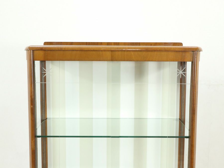 アンティーク クロス張替済ショーケース 80099