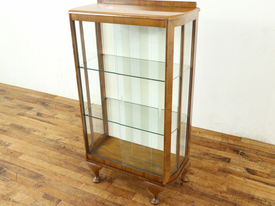 アンティーク クロス張替済ショーケース 80099