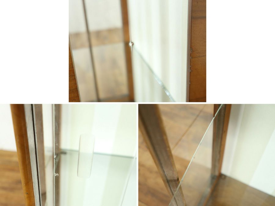 アンティーク クロス張替済ショーケース 80099