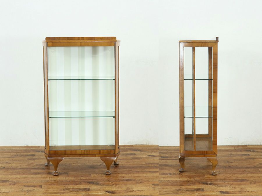 アンティーク クロス張替済ショーケース 80099