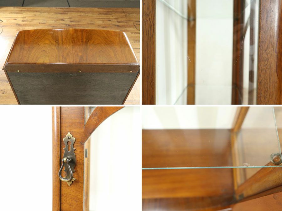 アンティーク クロス張替済ショーケース 80011