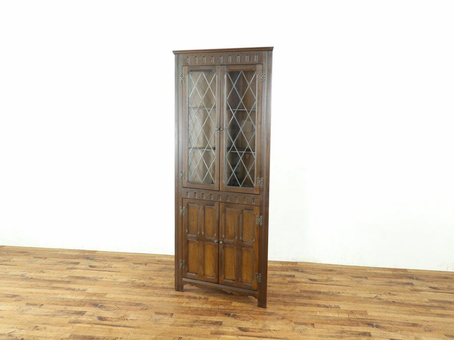 アンティーク家具 コーナーキャビネット 80271