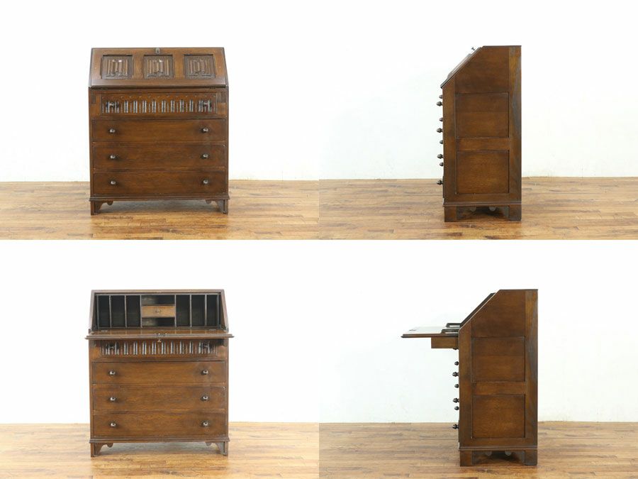 アンティーク家具 ビューロー 80257