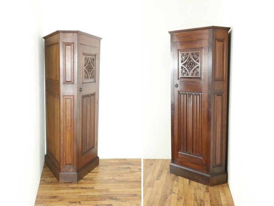 アンティーク家具 コーナーローブ 80323