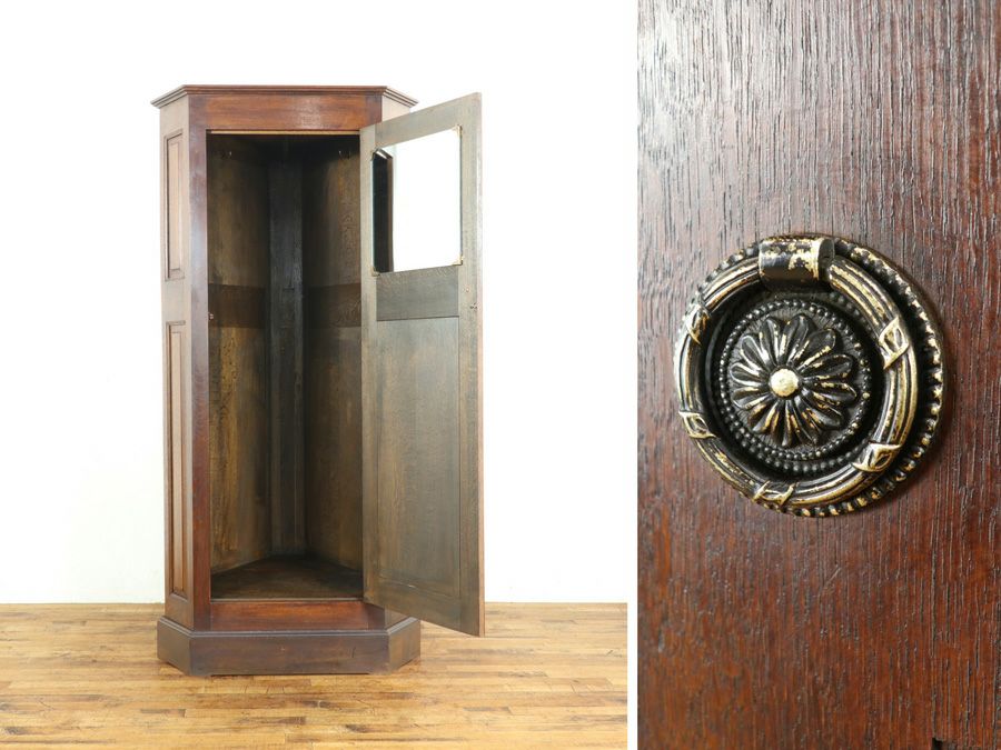 アンティーク家具 コーナーローブ 80323