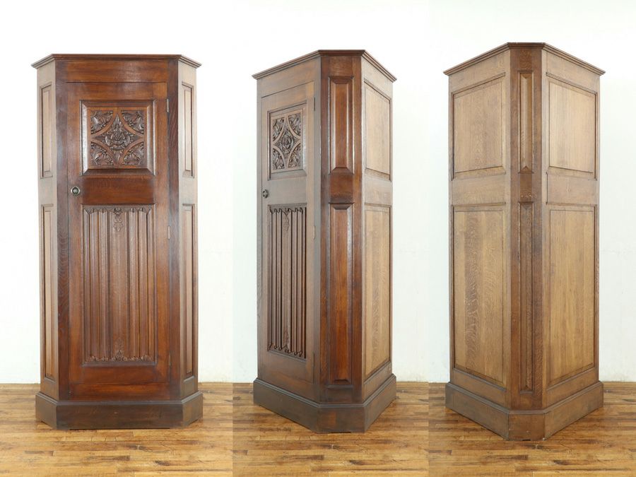 アンティーク家具 コーナーローブ 80323