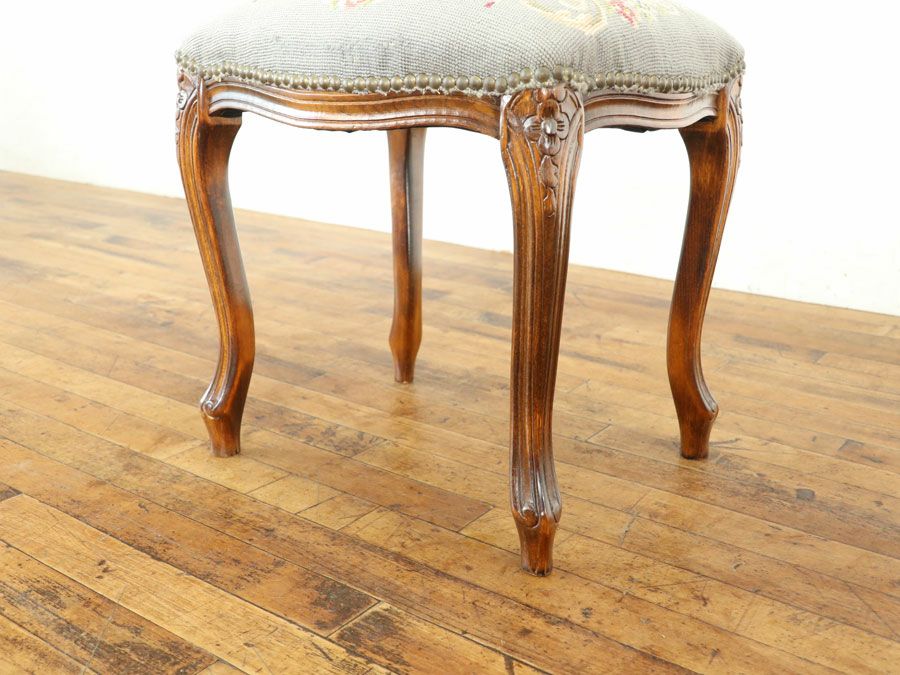 アンティーク家具 スツール 65244a