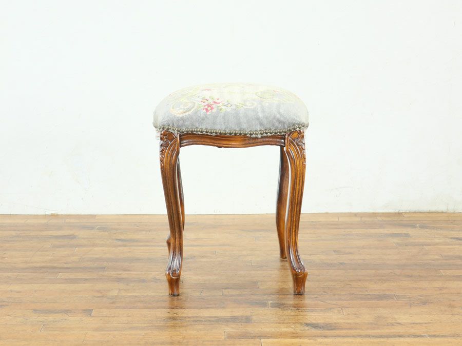 アンティーク家具 スツール 65244a