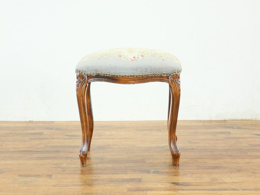 アンティーク家具 スツール 65244a