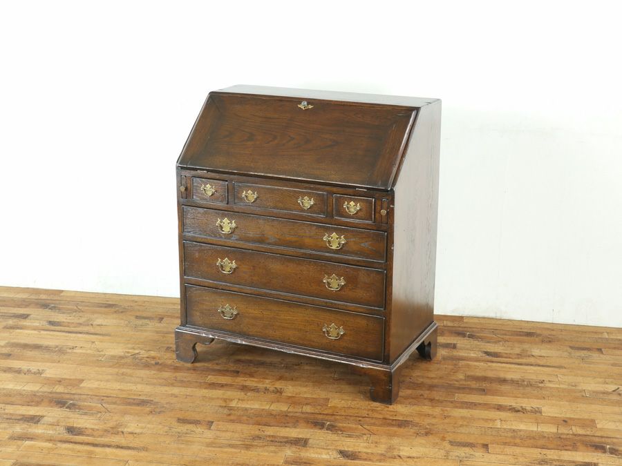 丹念につくられた、隠し収納付きイギリスライティングビューロー 80320