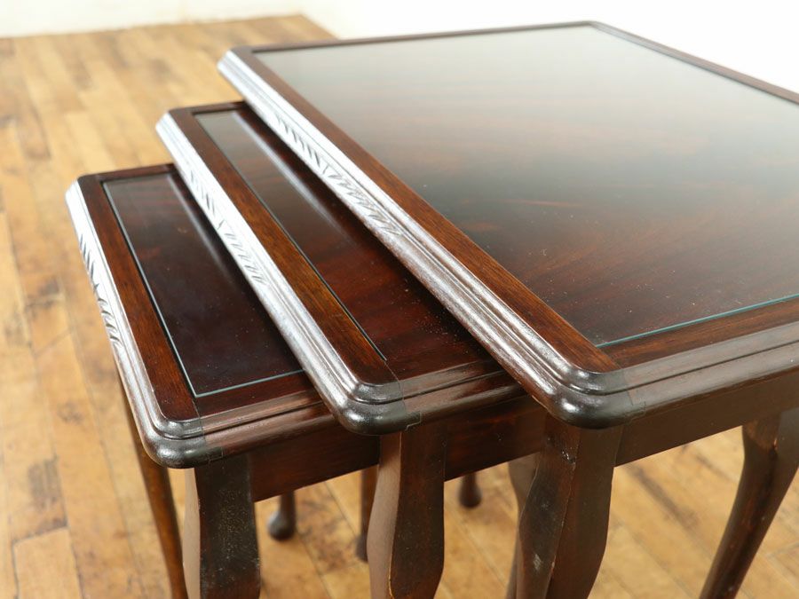 アンティーク家具 ネストテーブル 80231a