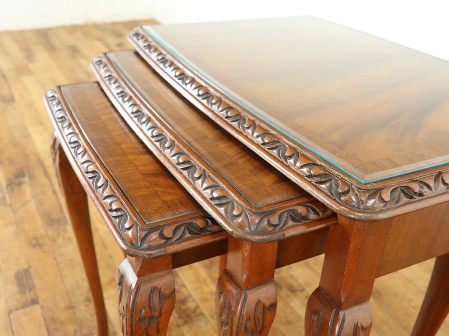 アンティーク家具 ネストテーブル 80233