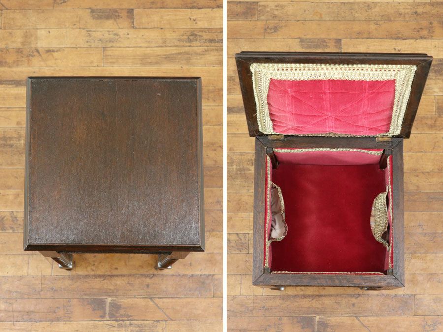 アンティーク家具 ソーイングボックス 80305