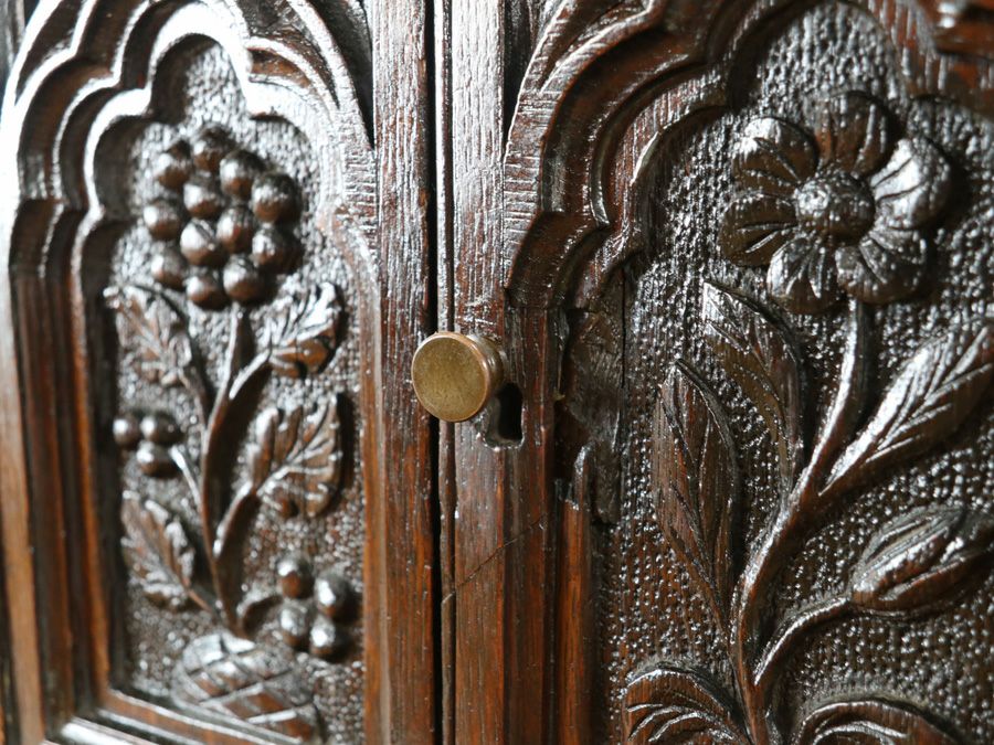 アンティーク家具 キャビネット 80321