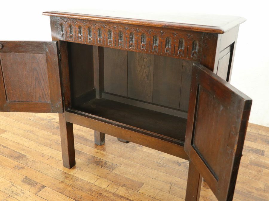 アンティーク家具 サイドキャビネット 80286