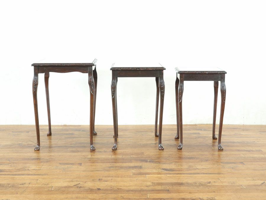 アンティーク家具 ネストテーブル 80231b