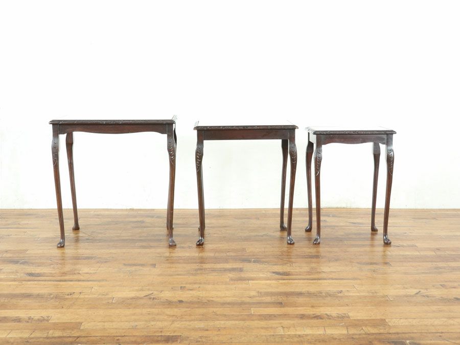 アンティーク家具 ネストテーブル 80231b