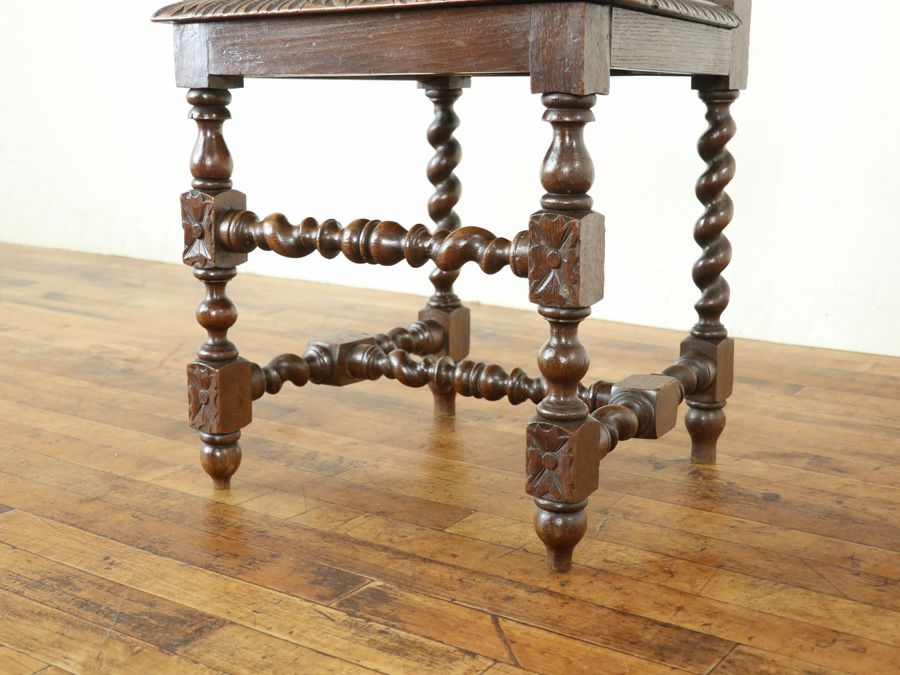 アンティーク家具 張替済チェア 65242