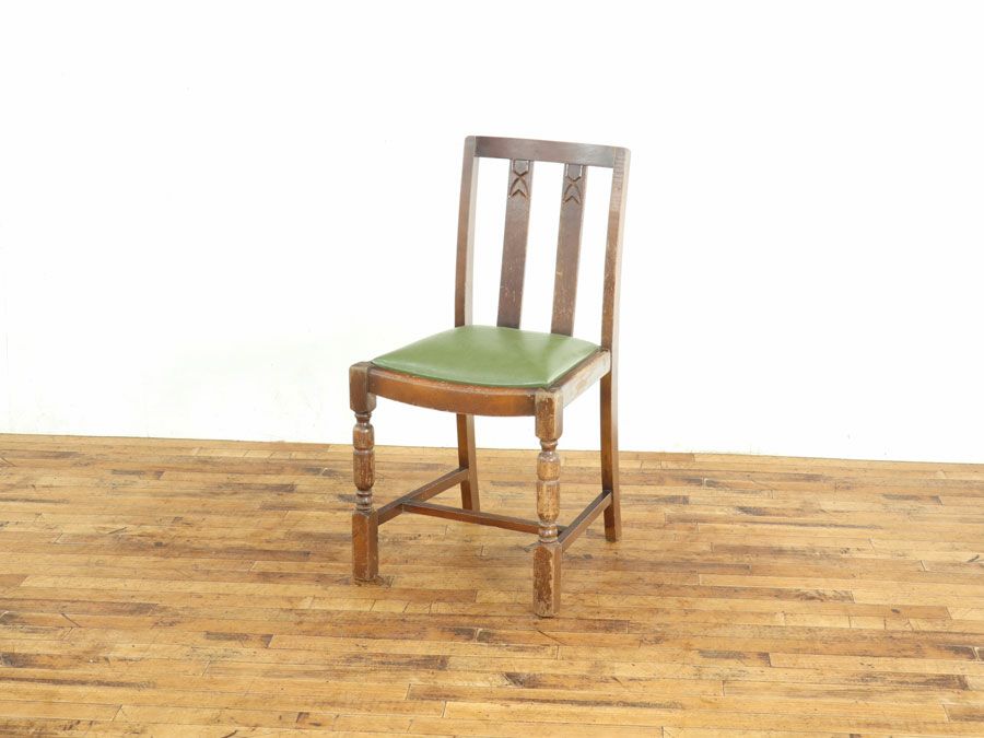 アンティーク 張替済ダイニングチェア 80052b