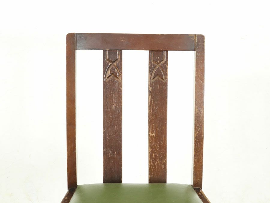 アンティーク 張替済ダイニングチェア 80052b