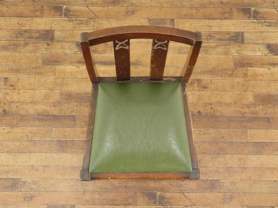 アンティーク 張替済ダイニングチェア 80052b