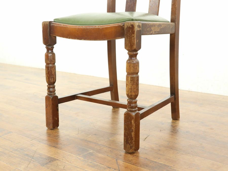 アンティーク 張替済ダイニングチェア 80052b