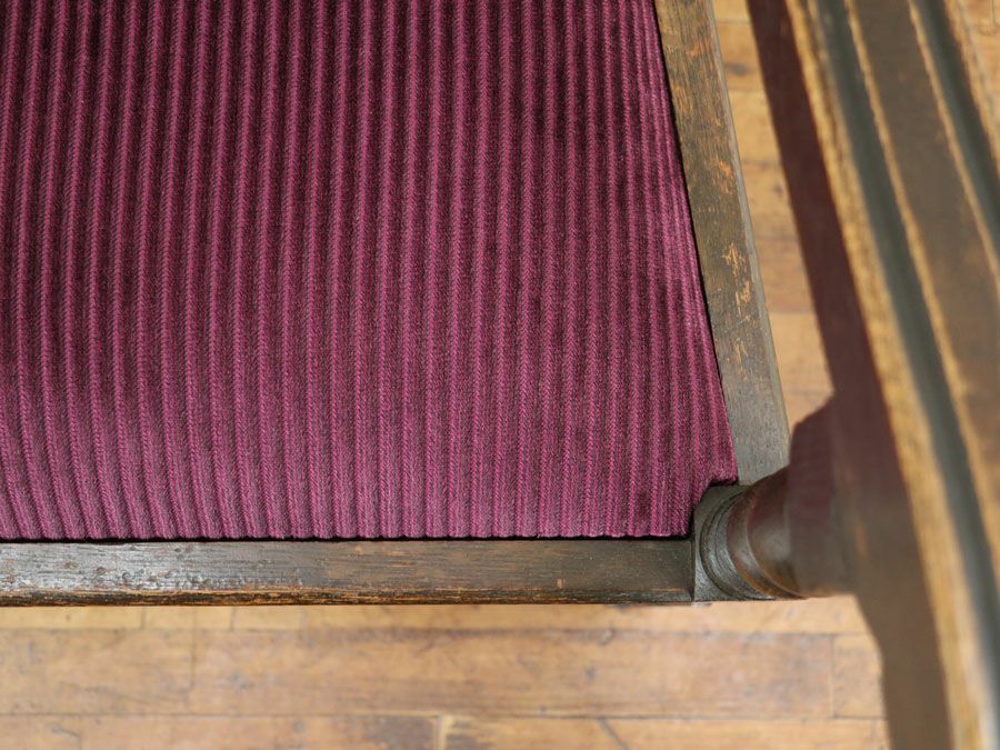 アンティーク家具 張替済アームチェア 80281