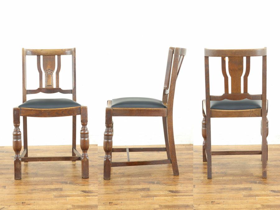 アンティーク 張替済ダイニングチェア 80267