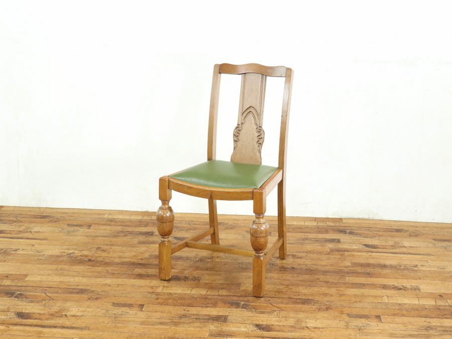 アンティーク 張替済ダイニングチェア 80262