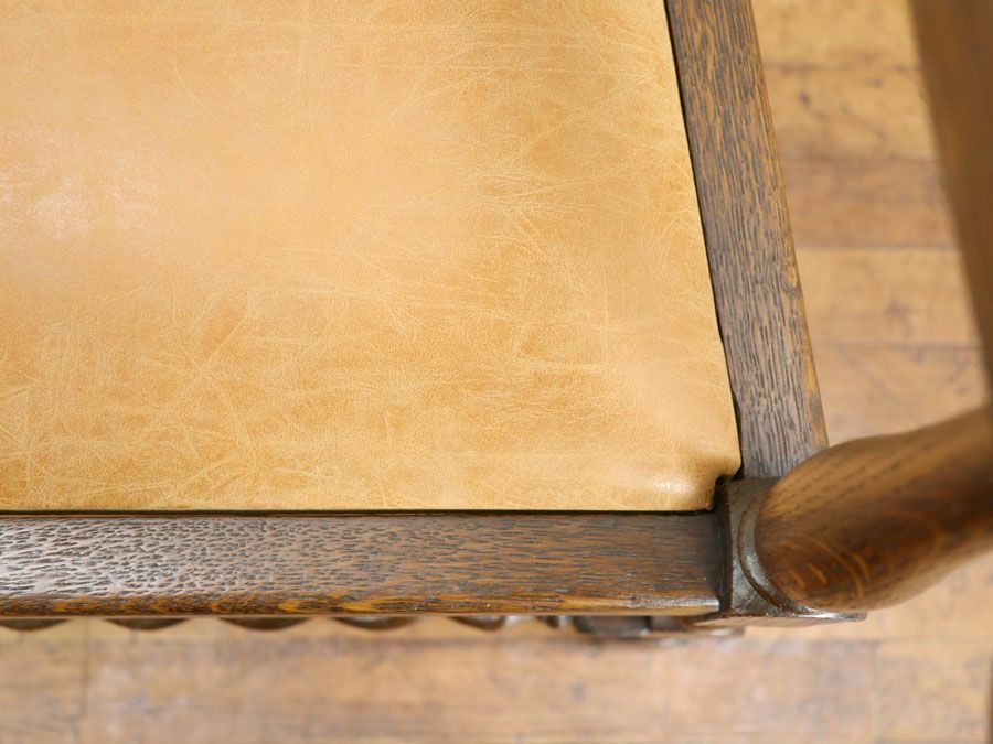 アンティーク家具 張替済アームチェア 80282a