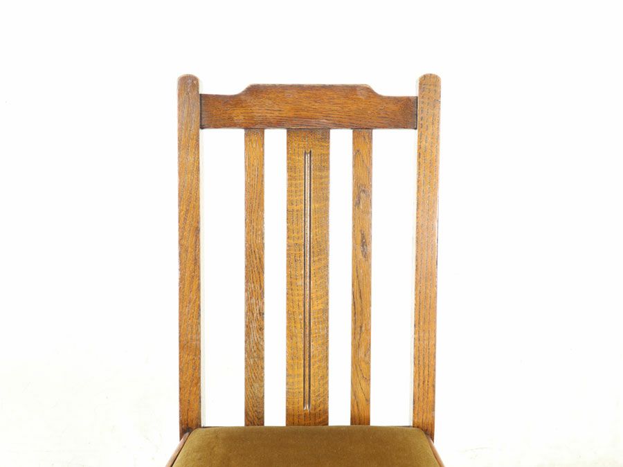 アンティーク 張替済ダイニングチェア 80255b