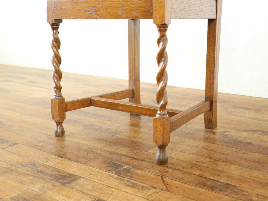 アンティーク 張替済ダイニングチェア 80255b