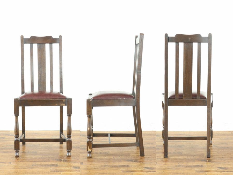 アンティーク 張替済ダイニングチェア 80261