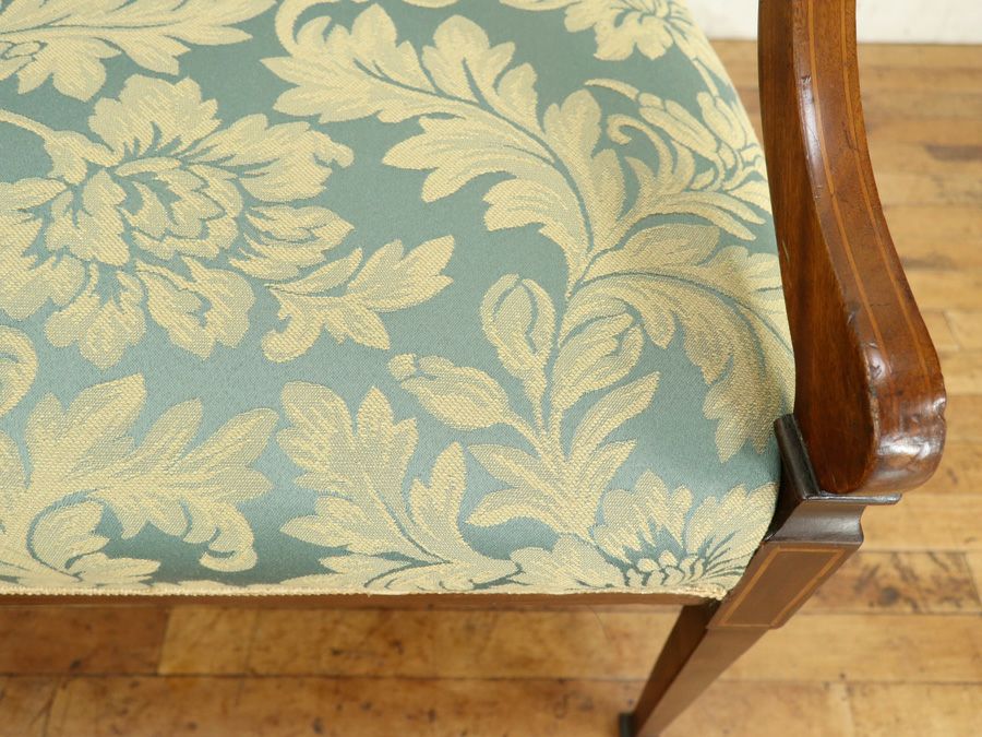 アンティーク 張替済ダイニングチェア 80052a