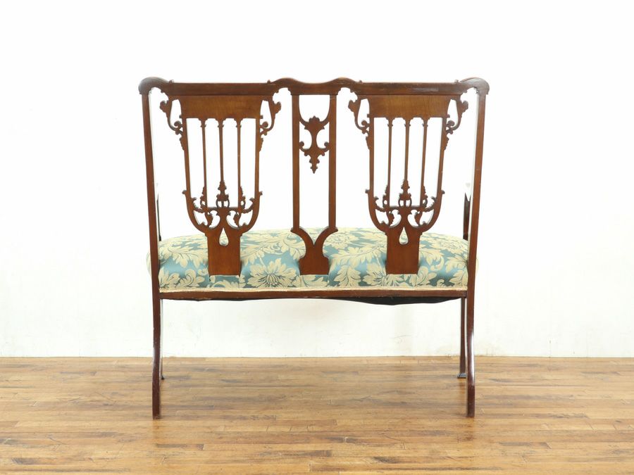 アンティーク 張替済ダイニングチェア 80052a