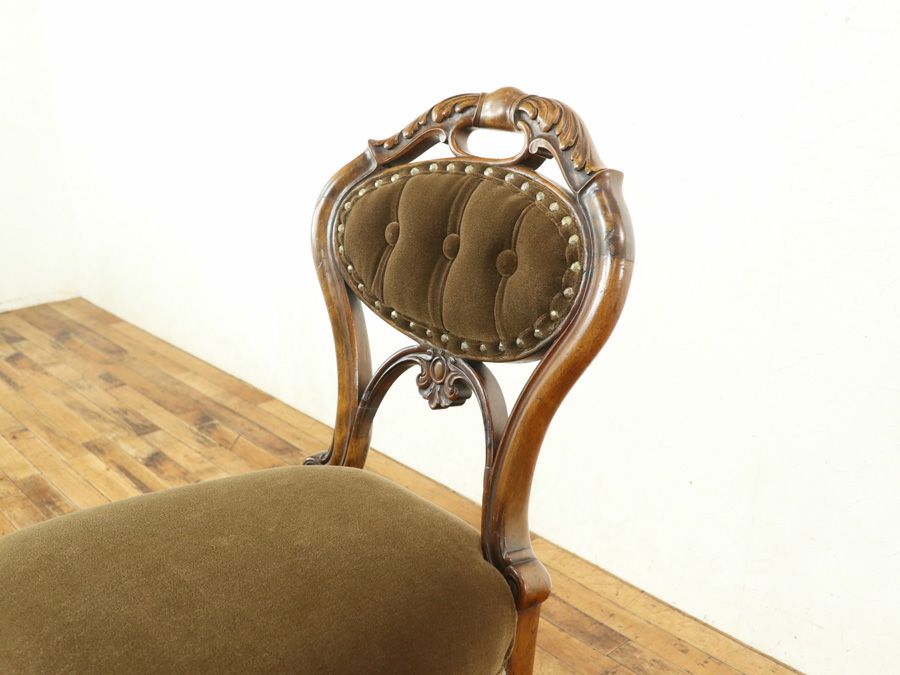 アンティーク家具 張替済アームチェア 80281