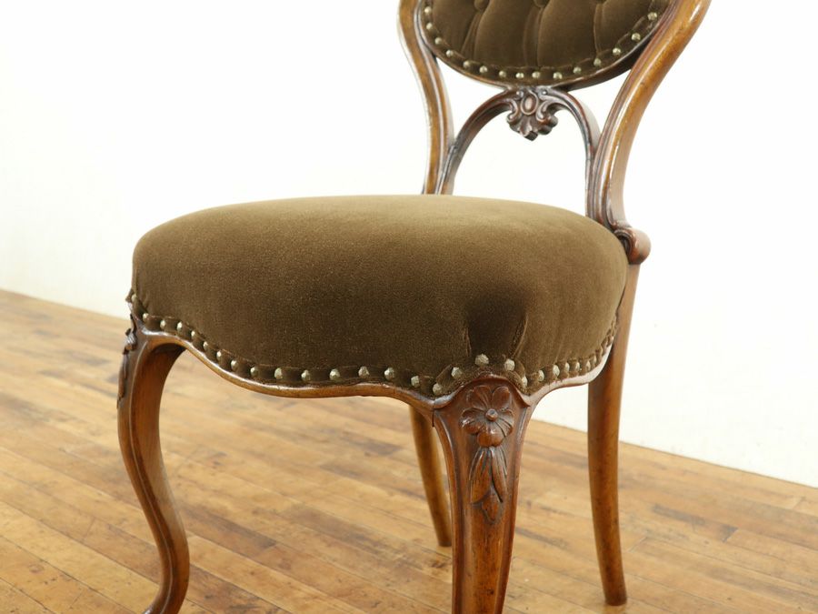 アンティーク家具 張替済アームチェア 80281